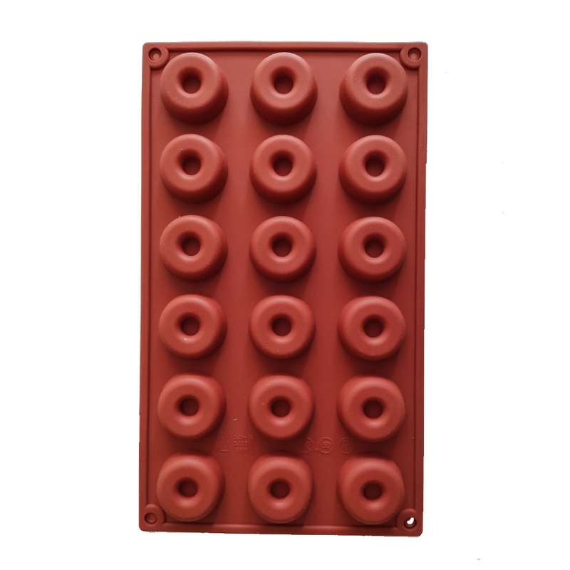 قالب شکلات مدل سیلیکونی طرح دونات