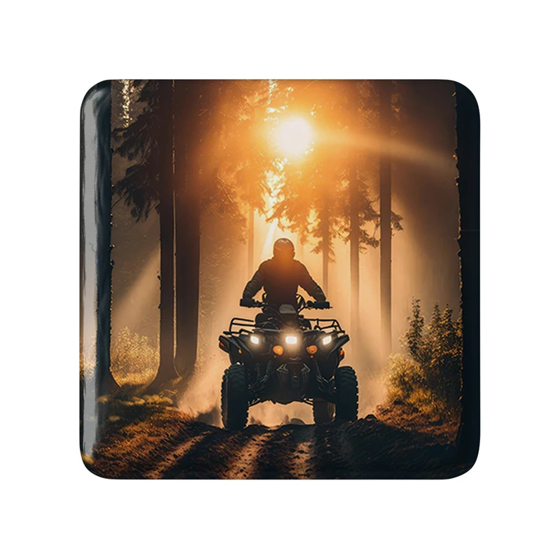 مگنت خندالو طرح موتور چهار چرخ مدل مربعی کد 37098