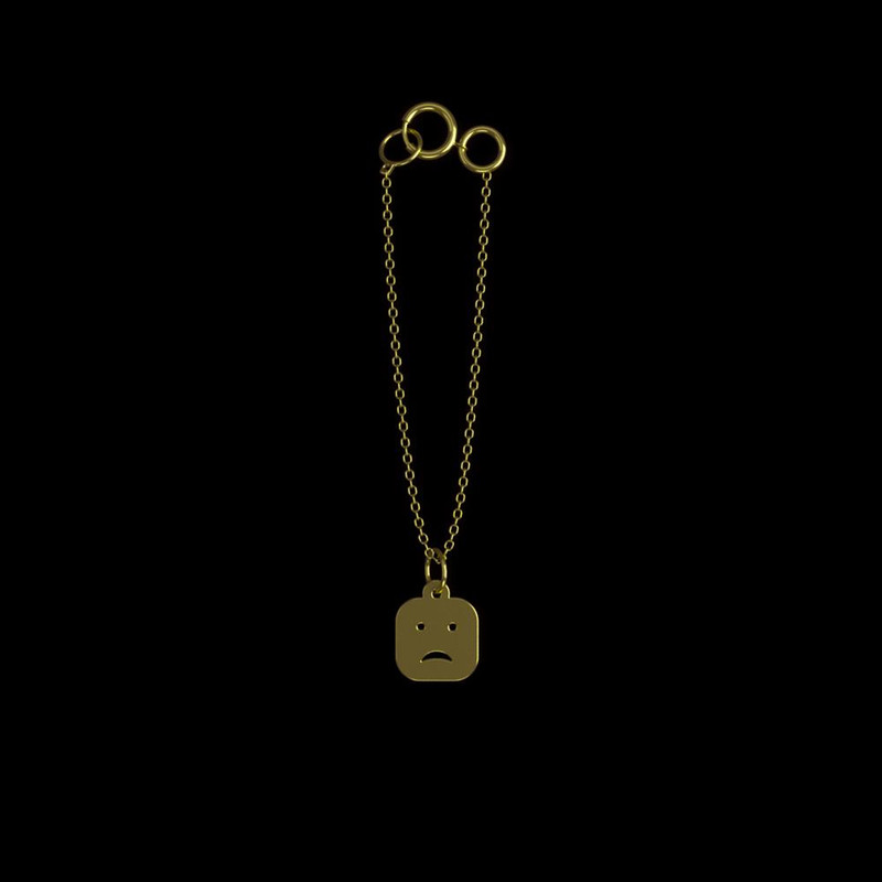 آویز ساعت طلا 18 عیار زنانه مدوپد مدل ایموجی کد CA13435