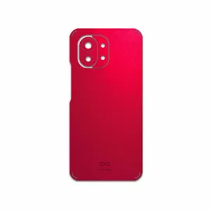 MAHOOT Matte-Warm-Red Cover Sticker for Xiaomi Mi 11 5G