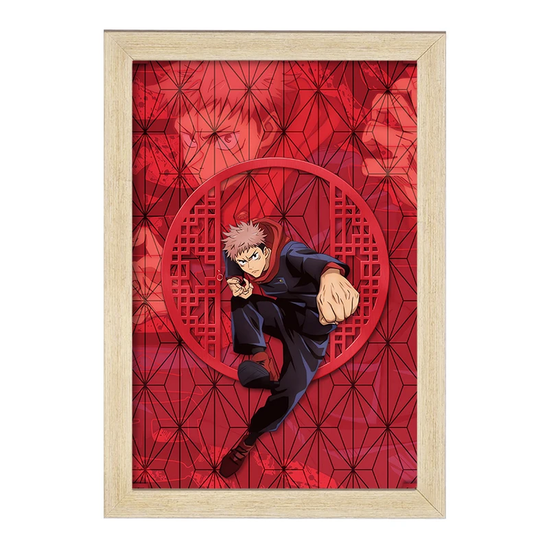 تابلو خندالو مدل انیمه آکادمی قهرمان من کد F790