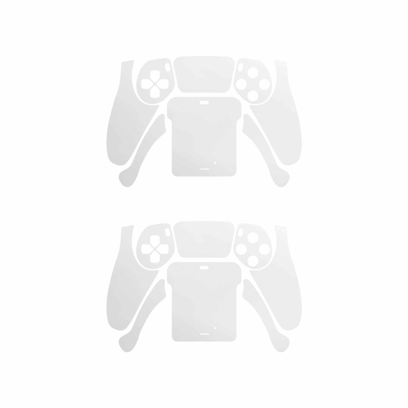 برچسب دسته بازی PS5 ماهوت مدل Metallic-White بسته دو عددی
