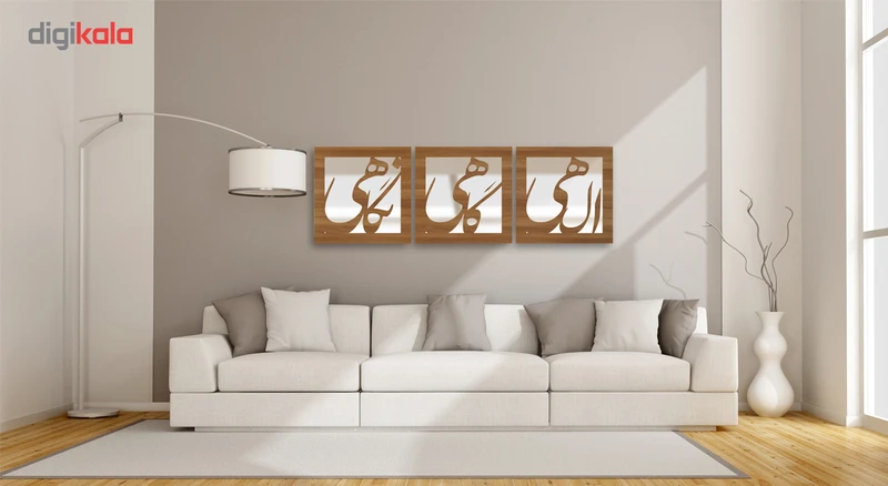 عکس شماره 2 : تابلو آینه سالی وان مدل ns41 سه تکه