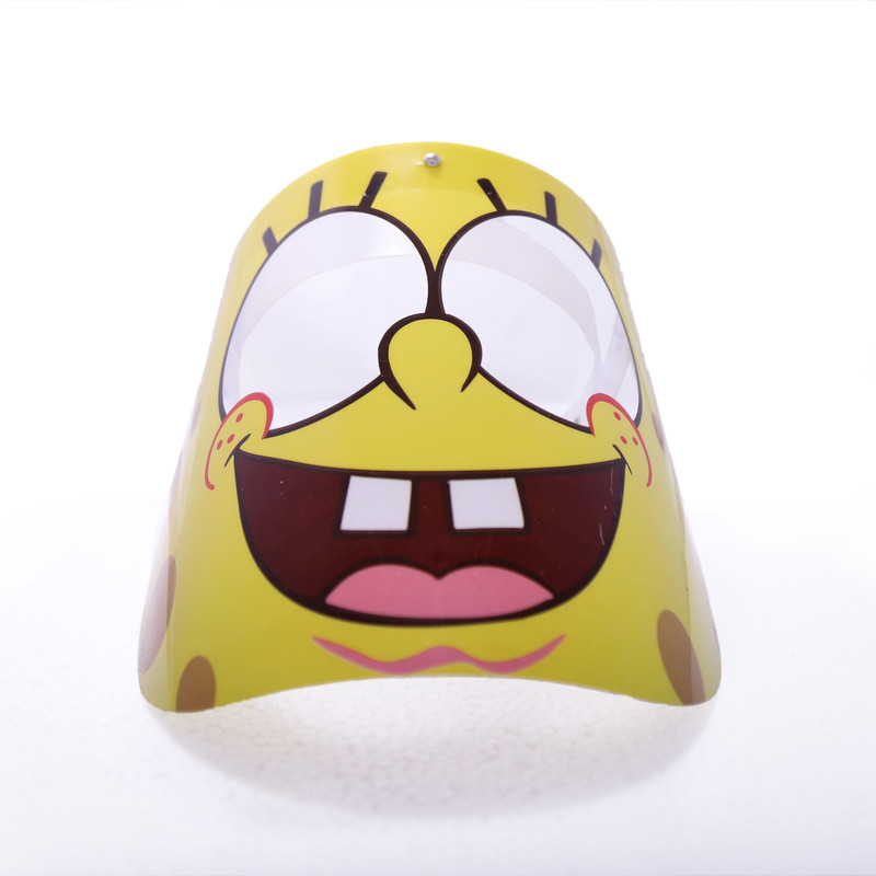 شیلد محافظ صورت کودک دکتر اسکات مدل لاکچری طرح باب اسفنجی