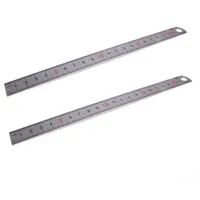 خط کش فلزی دلی کد 8462 سایز 20 سانتی متری بسته 2 عددی