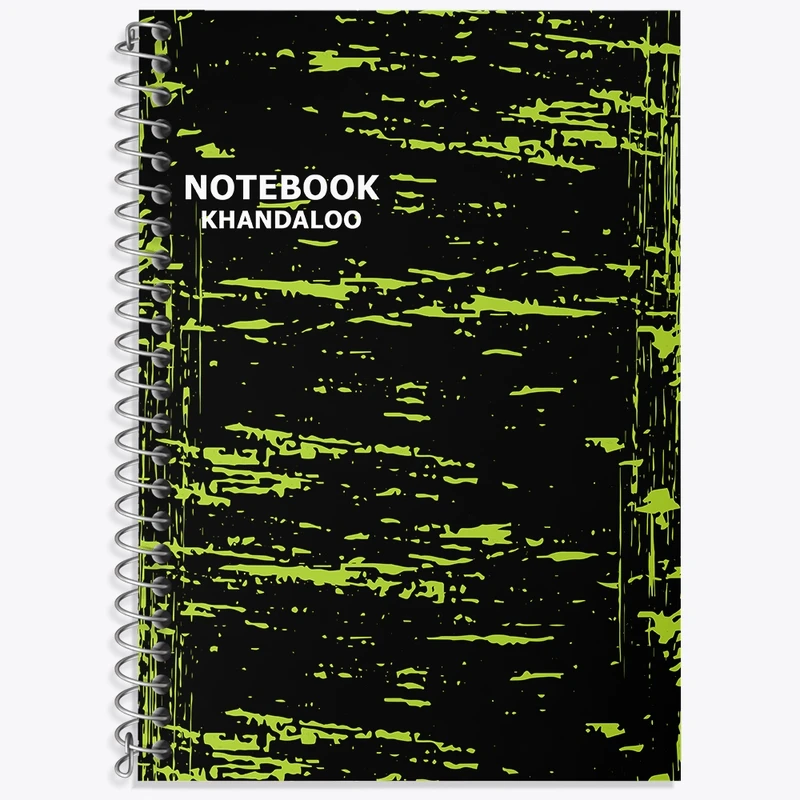 دفتر زبان 50 برگ خندالو مدل دو خط طرح مدرن کد N1169