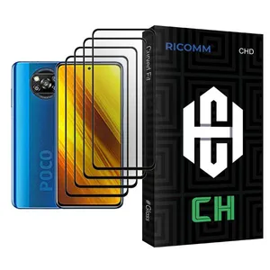 Ricomm CH Glass MIX004 Screen Protector For Xiaomi Poco X3 NFC Pack Of 4