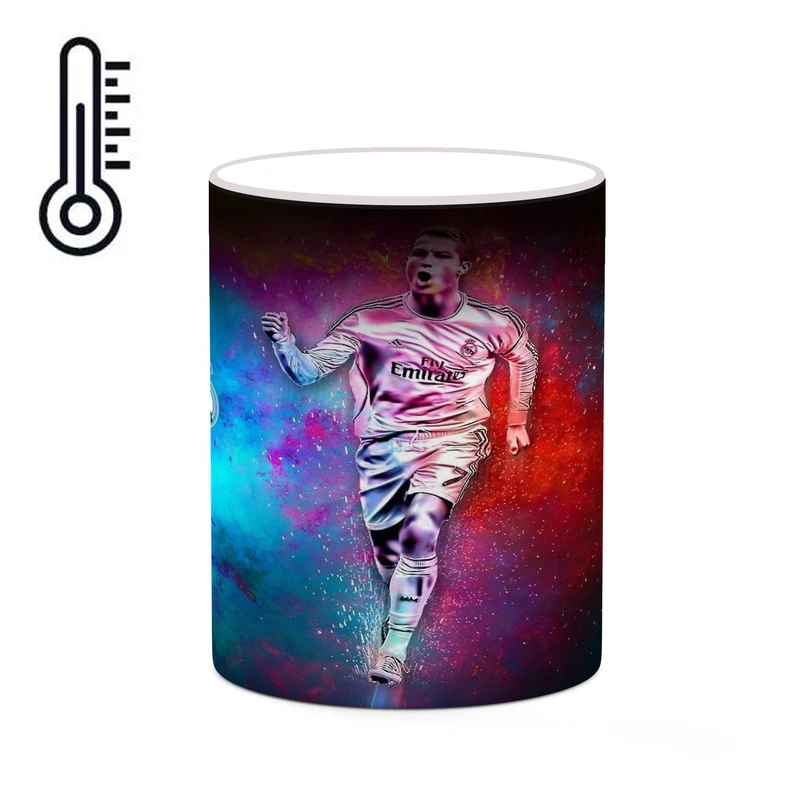 ماگ حرارتی کاکتی طرح Ronaldo رونالدو مدل mgh43035