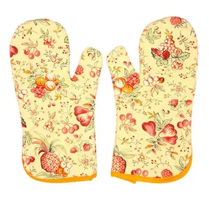 دستکش جفتی فر چاپی 30 × 13 رزین تاژ طرح تمشک