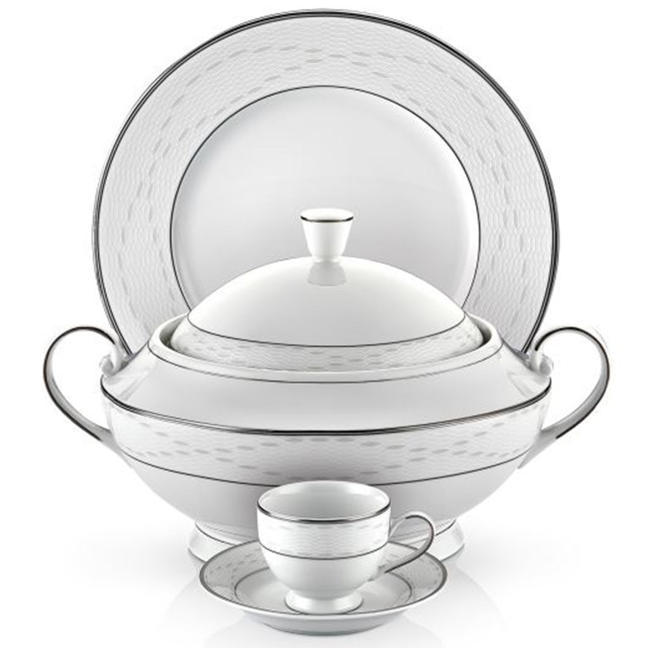 سرویس غذاخوری 84 پارچه شفر طرح Mega کد 5024