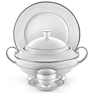 سرویس غذاخوری 84 پارچه شفر طرح Mega کد 5024