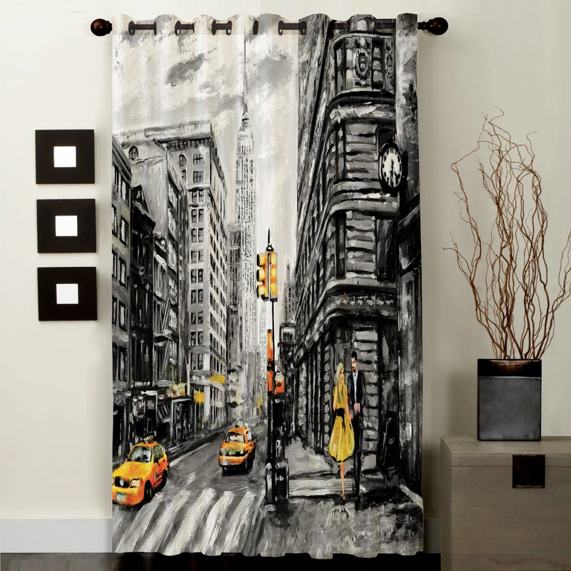 پرده رنس مدل C1-50119 ارتفاع 290 سانتی متر