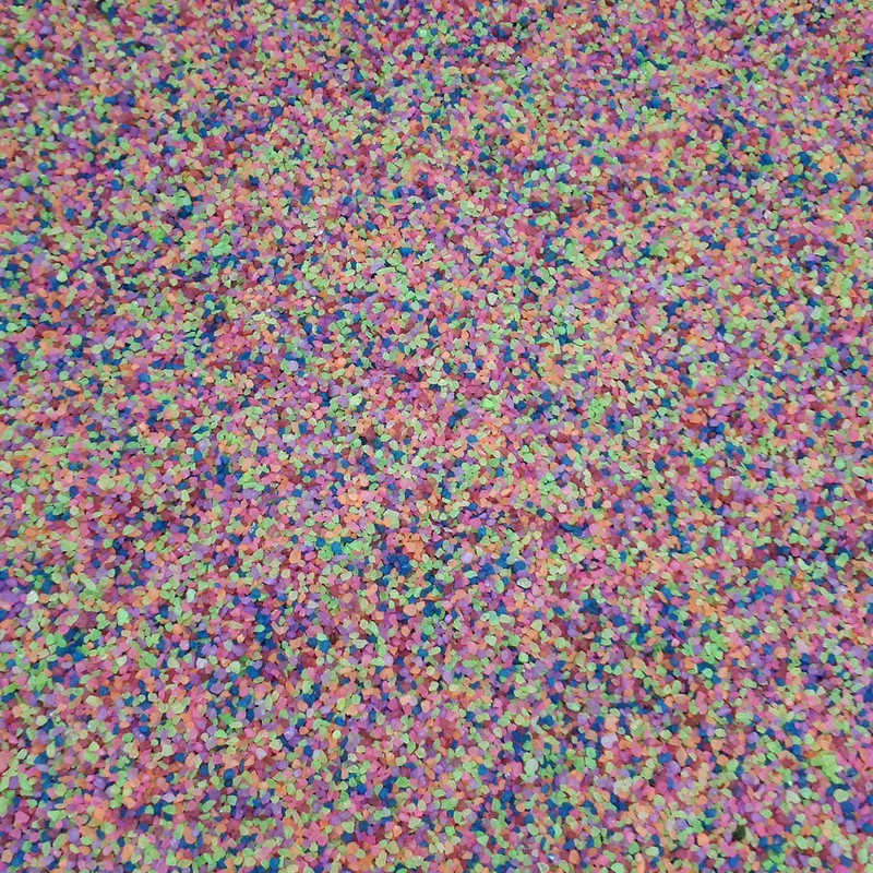 مجموعه 3 بسته ای سنگ رنگی شب تاب مدل black light sand مجموعه 3 بسته ای سنگ رنگی شب تاب مدل black light sand