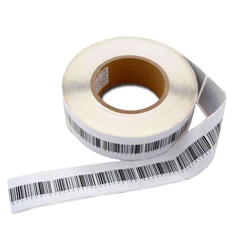 برچسب امنیتی بارکددار مدل آی تی پی کلاس2 RF 8.2 رول 1000 عددی