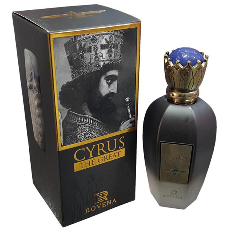 ادوپرفیوم مردانه روونا، مدل Cyrus با حجم 100 میلی‌لیتر و رایحه مرکبات، شیرین، خنک، چوب، با ماندگاری و پخش بو متوسط، مناسب تمام فصول