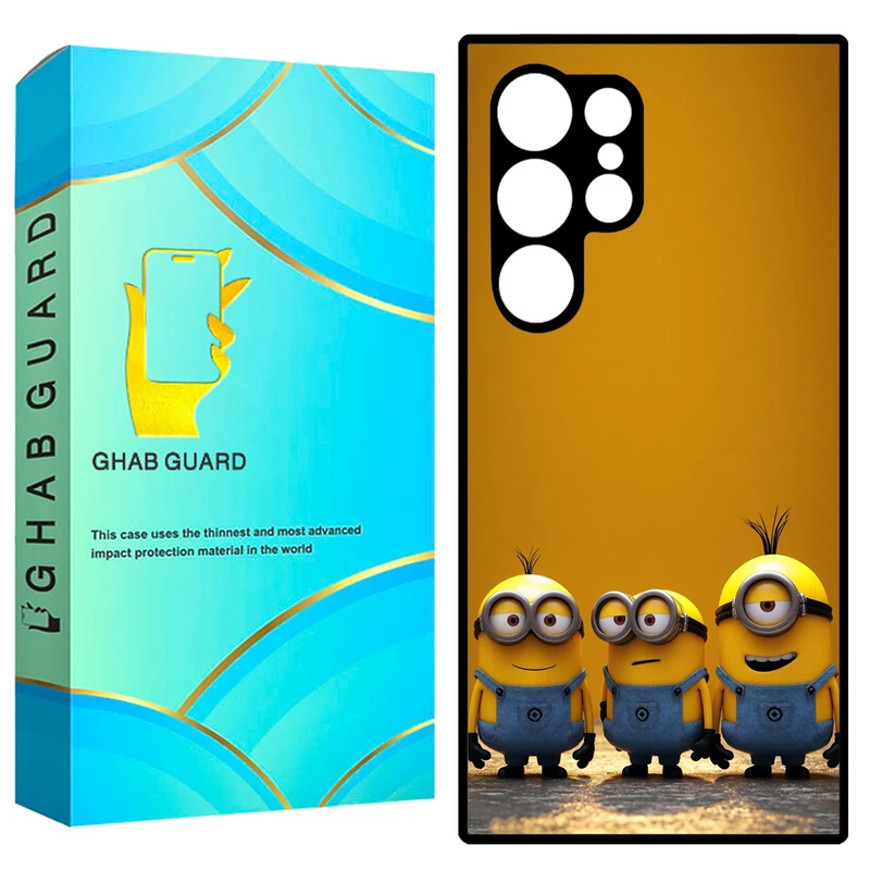 کاور قاب گارد طرح مینیون مدل GCHPS23U مناسب برای گوشی موبایل سامسونگ Galaxy S23 Ultra 5G