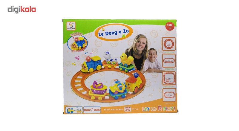قطار اسباب بازی کیدتونز مدل Animals کد KTM-013