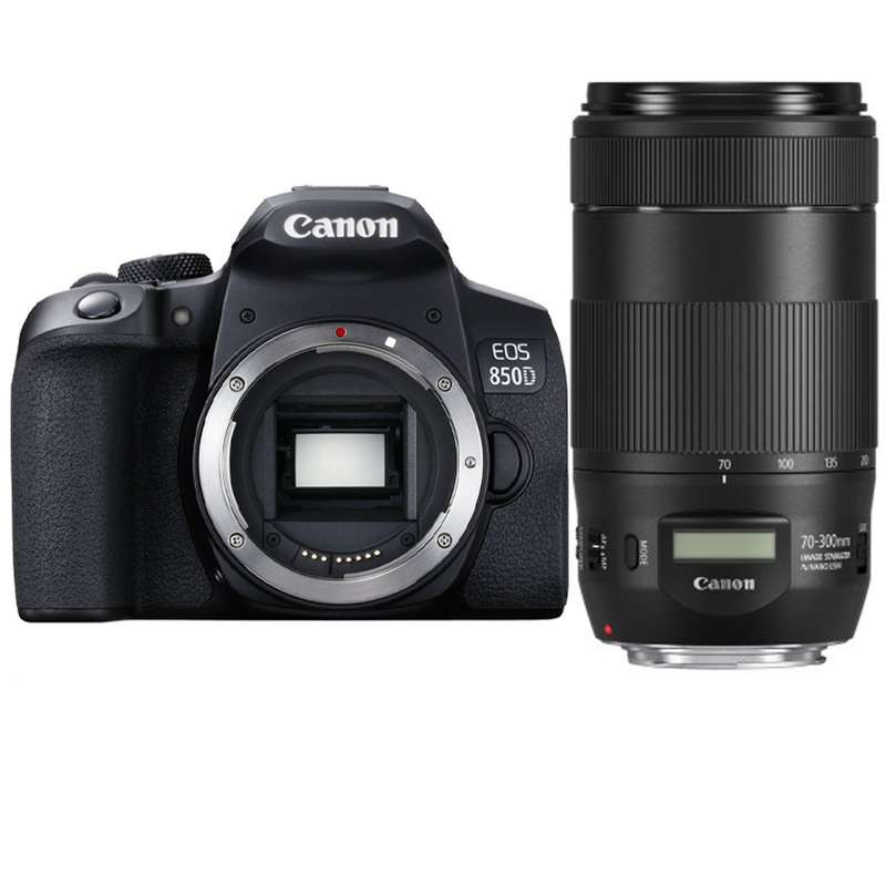 دوربین دیجیتال کانن مدلEOS 850D به همراه لنز 70-300 میلی متر IS II USM
