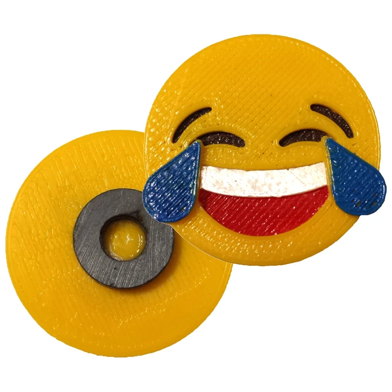 مگنت یخچال ایموجی مدل Crying Laughing