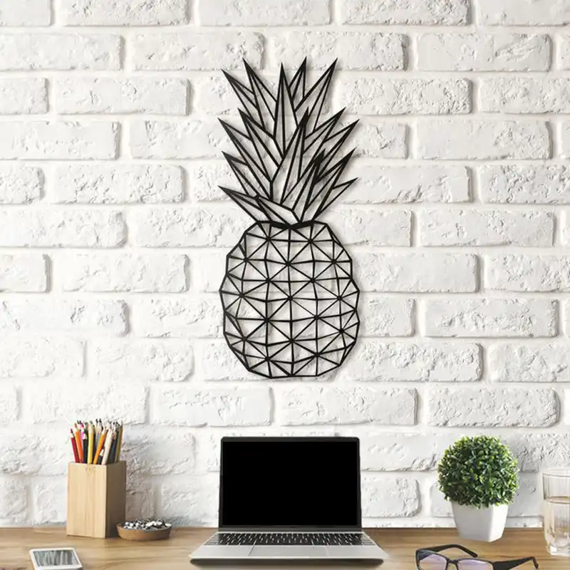 استیکر چوبی هوم لوکس طرح آناناس