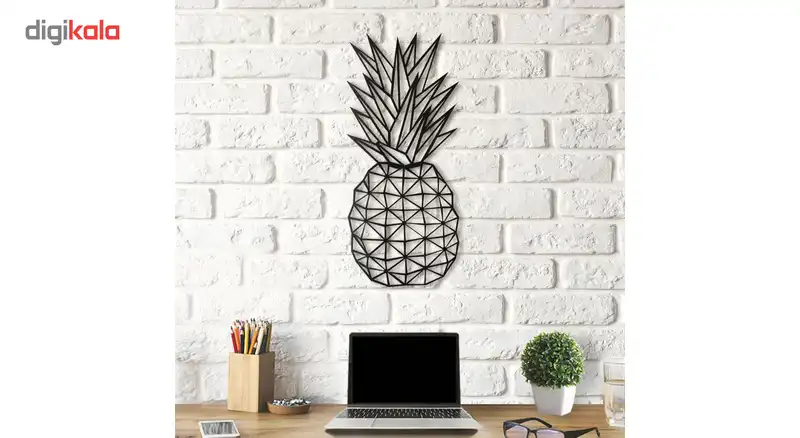 استیکر چوبی هوم لوکس طرح آناناس