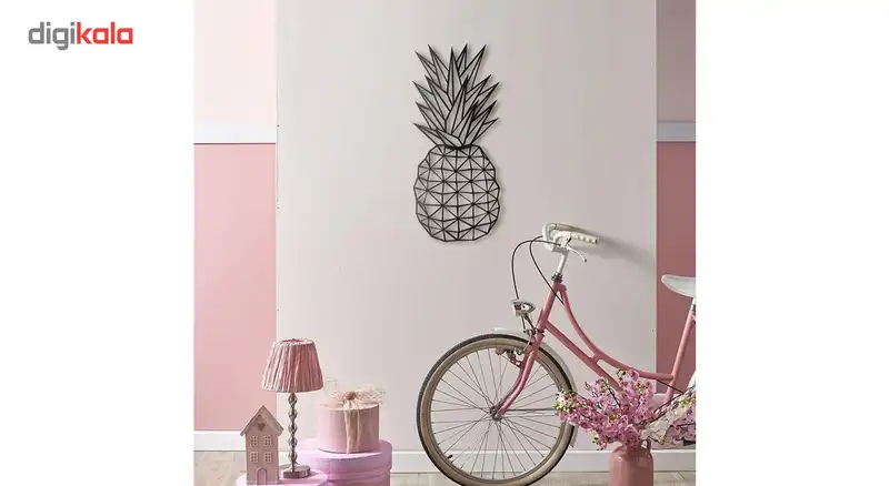 استیکر چوبی هوم لوکس طرح آناناس