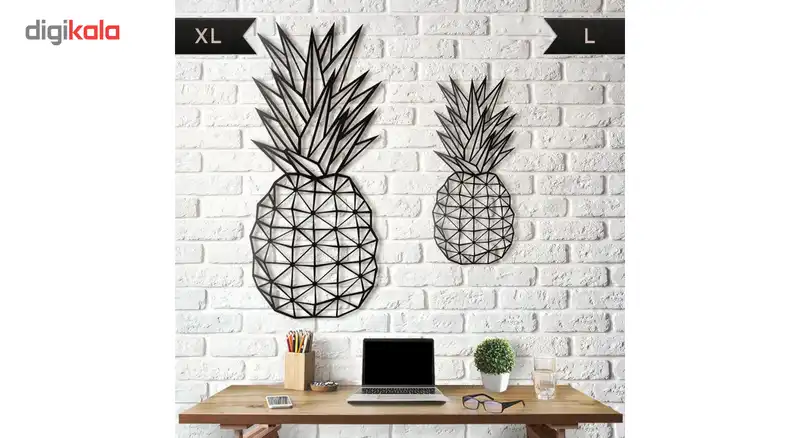 استیکر چوبی هوم لوکس طرح آناناس