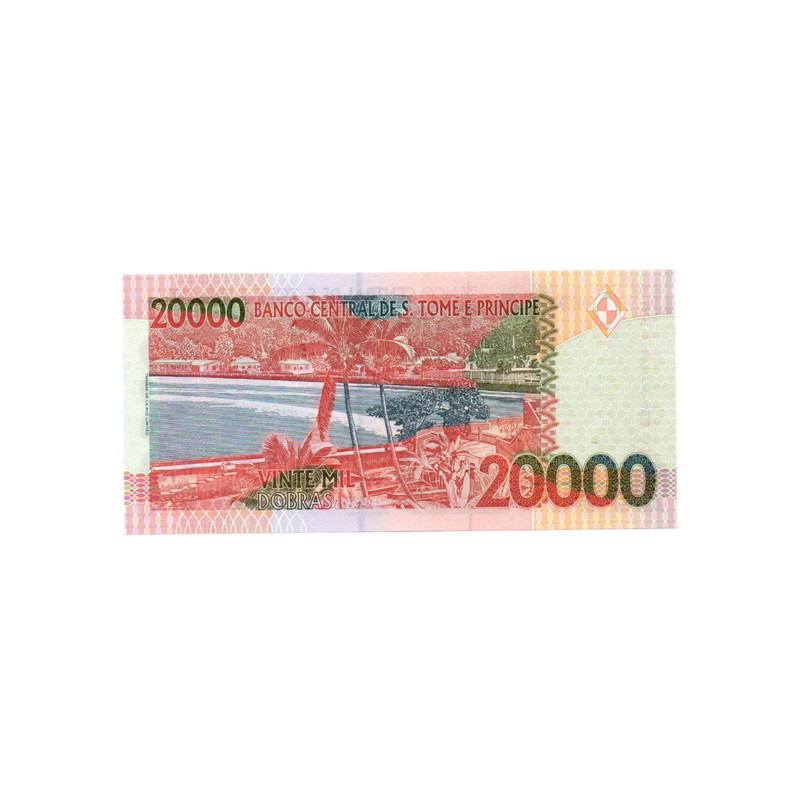 اسکناس تزئینی طرح کشور سائو تئومه مدل 20.000 دبلارس