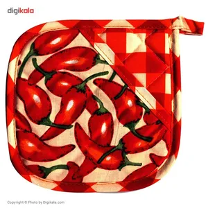 دستگیره چاپی 17 × 17 رزین تاژ طرح فلفل 2 عددی