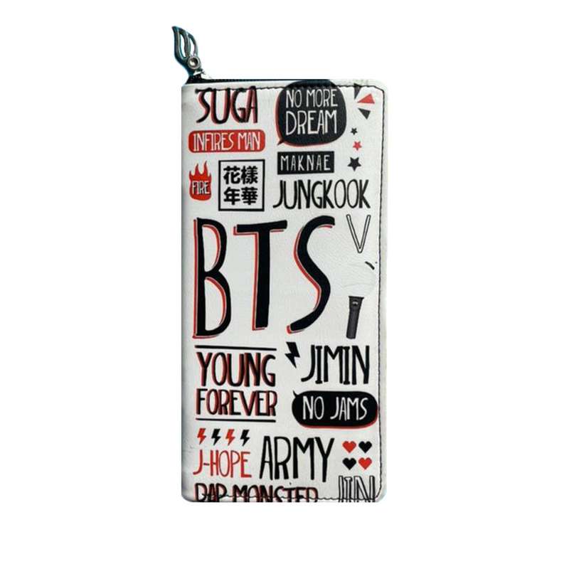 کیف پول زنانه مدل بی تی اس کد 1