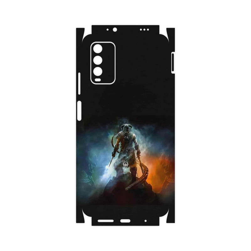 برچسب پوششی ماهوت مدل Skyrim Game Series-FullSkin مناسب برای گوشی موبایل شیائومی Redmi Note 9 4G