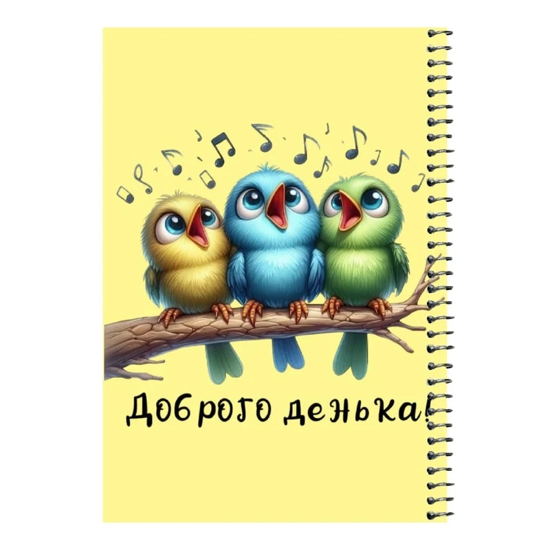 دفتر مشق 80 برگ اس جی طرح آواز پرنده ها