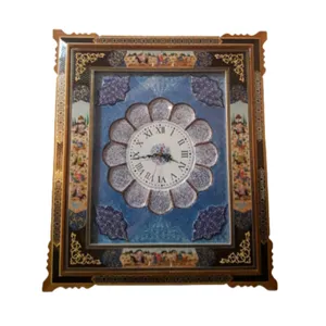 ساعت دیواری خاتم کاری مدل A01
