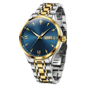 ساعت مچی عقربه‌ای مردانه کوارتز مدل بند فلزی دی دیت کد 01