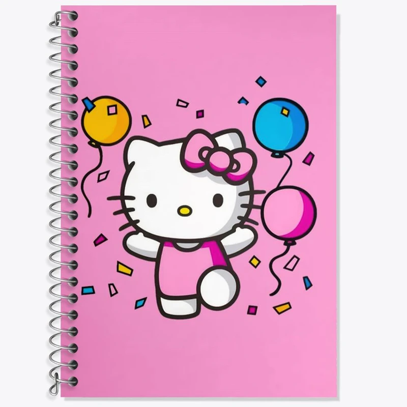 دفتر لغت 50 برگ خندالو مدل هلو کیتی کد 24725