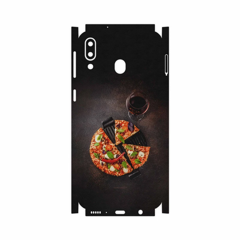 برچسب پوششی ماهوت مدل Pizza-FullSkin مناسب برای گوشی موبایل سامسونگ Galaxy M20