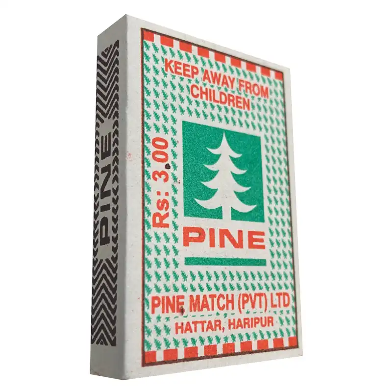 كبريت پاين طرح فوتبال بسته 10 عددي