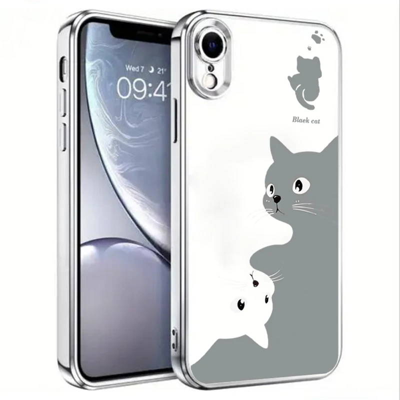 کاور طرح Gray Cat مناسب برای گوشی موبایل اپل IPhone XR 