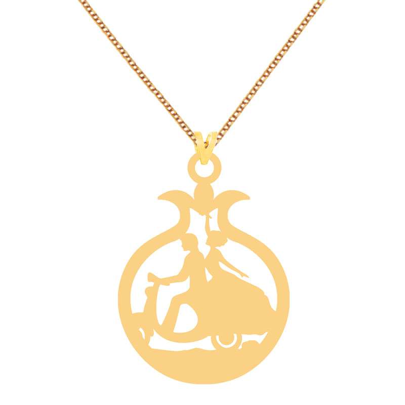 گردنبند طلا 18 عیار زنانه کرابو مدل یلدا Kr73113 گردنبند طلا 18 عیار زنانه کرابو مدل یلدا Kr73113