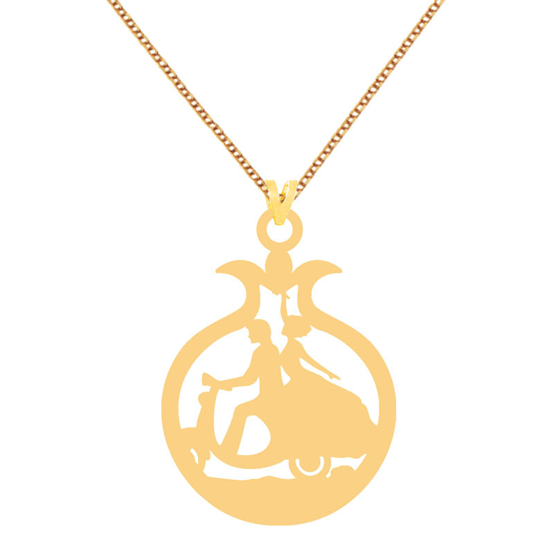 گردنبند طلا 18 عیار زنانه کرابو مدل یلدا Kr73113 گردنبند طلا 18 عیار زنانه کرابو مدل یلدا Kr73113