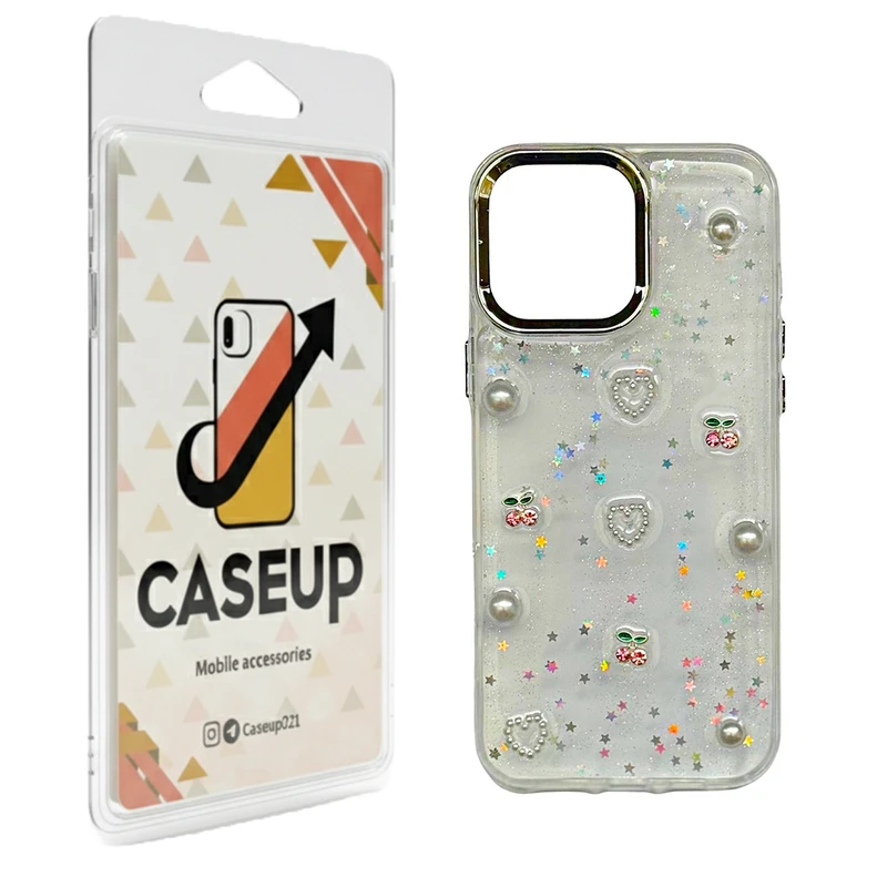 کاور کیس آپ مدل کریستال کد CRY02 مناسب برای گوشی موبایل اپل IPhone 16