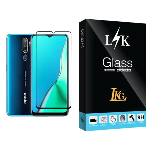 محافظ صفحه نمایش ال کا جی مدل LK Glass MIX001 مناسب برای گوشی موبایل اوپو A9 (2020)