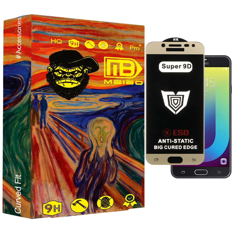 محافظ صفحه نمایش میبو مدل Super 9D Prestige 007 مناسب برای گوشی موبایل سامسونگ Galaxy j7 prime
