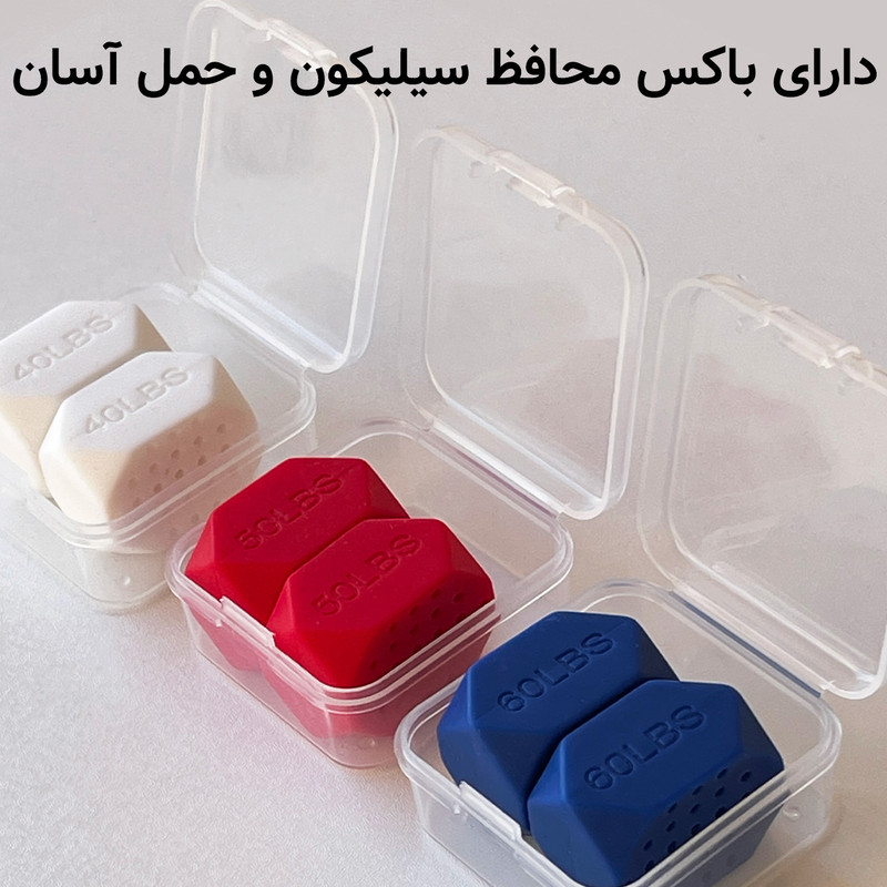 دستگاه تقویت فک و زاویه صورت مدل 40LBS.50LBS.60LBS بسته 6 عددی