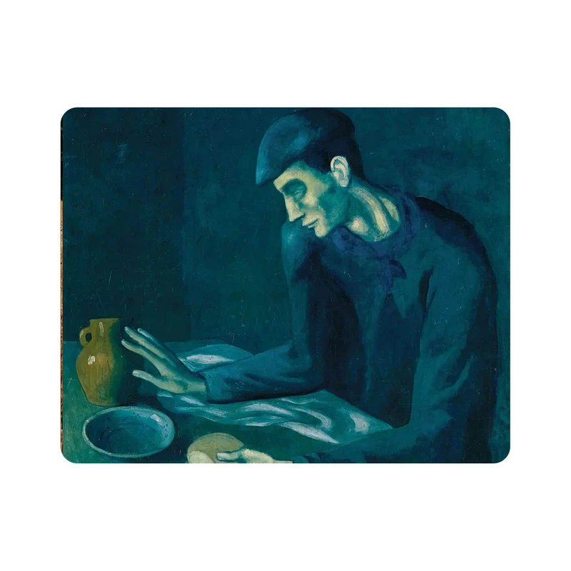 ماوس پد مدل دیواری نقاشی غذای مرد نابینا از پیکاسو کد m3043