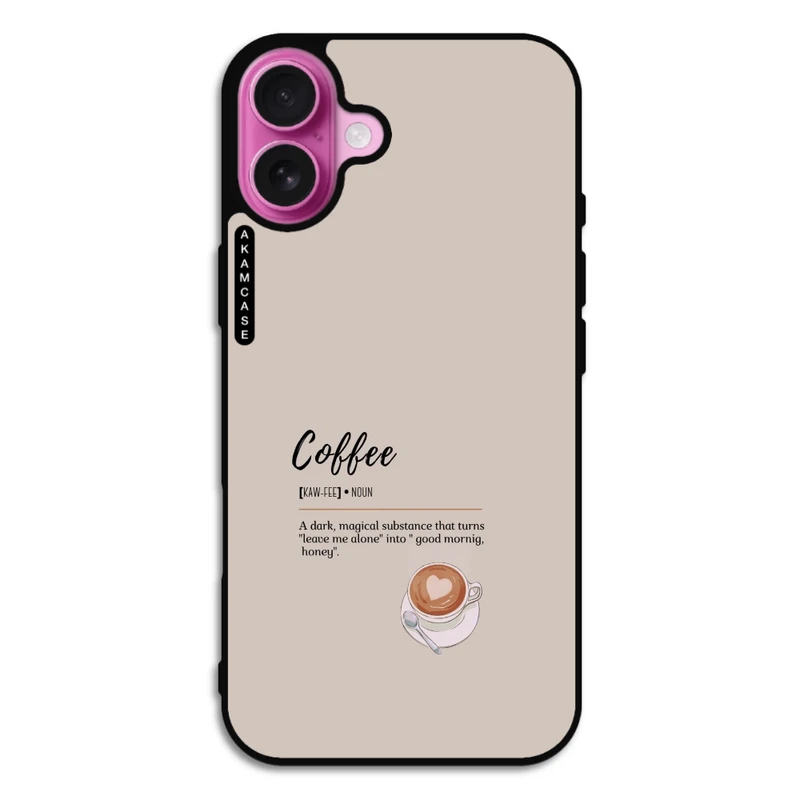 کاور آکام مدل AMC-WA16PLUS-COFFEE-16 مناسب برای گوشی موبایل اپل iPhone 16 Plus