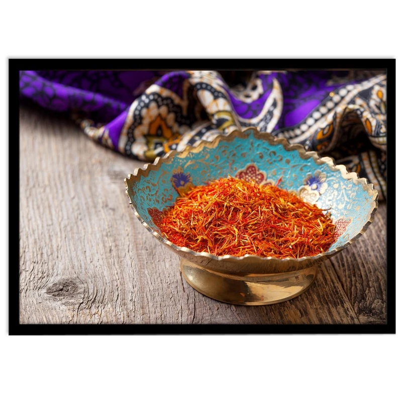 تابلو نوری بکلیت طرح ادویه گل زرد مدل B-S576