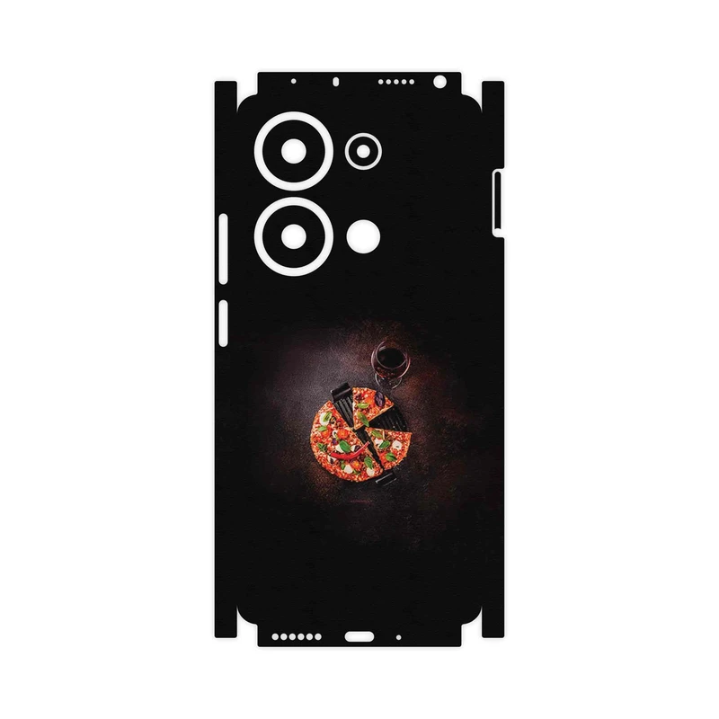 برچسب پوششی ماهوت مدل Pizza-FullSkin مناسب برای گوشی موبایل شیائومی Redmi Note 13 Pro 4G