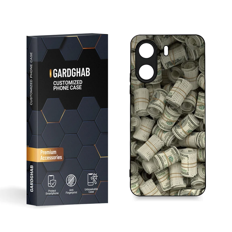 کاور گارد قاب مدل دورژله ای پسرانه مناسب برای گوشی موبایل شیائومی Poco C65 / Redmi 13c