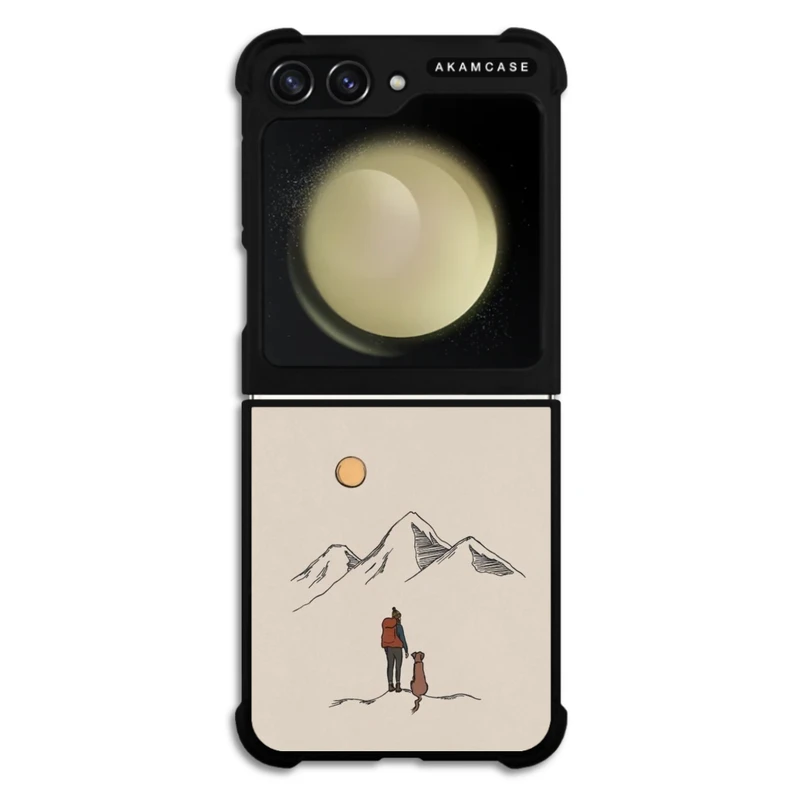 کاور آکام مدل AMC-WSGZFLIP5-MOUNTAINS-11 مناسب برای گوشی موبایل سامسونگ Galaxy Z Flip 5